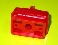 MASCHERINA ROSSA PULSANTE RT35